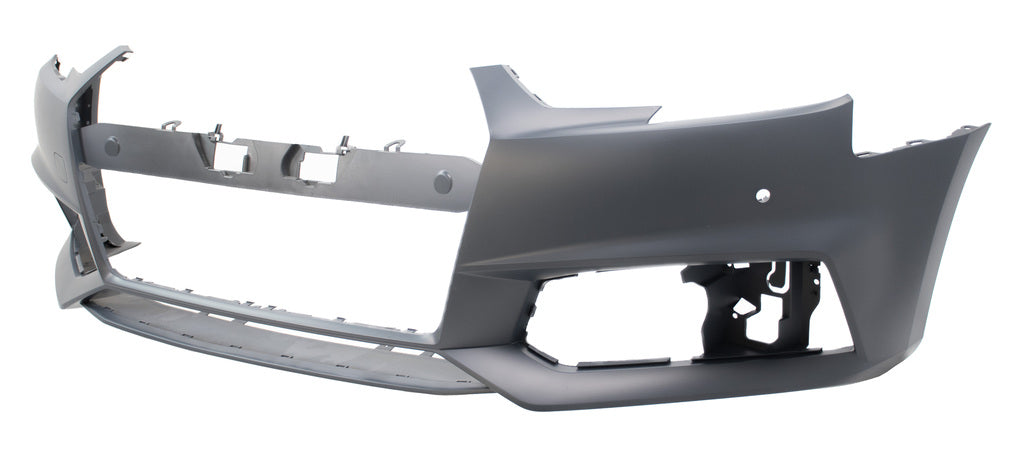 Paraurti Anteriore-Con Primer-Con Tappo Coprigancio-Con Fori Pdc+supporti-Con Tracce Park Assist E Lavafari Per Audi A4 (b9) S-Line (AD4001021)