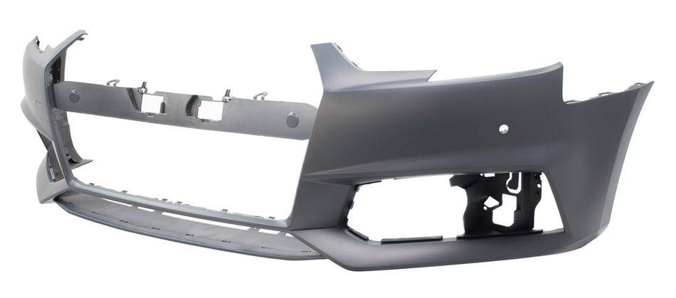 Paraurti Anteriore-Con Primer-Con Tappo Coprigancio-Con Fori Pdc+supporti-Con Tracce Park Assist E Lavafari Per Audi A4 (b9) S-Line (AD4001021)