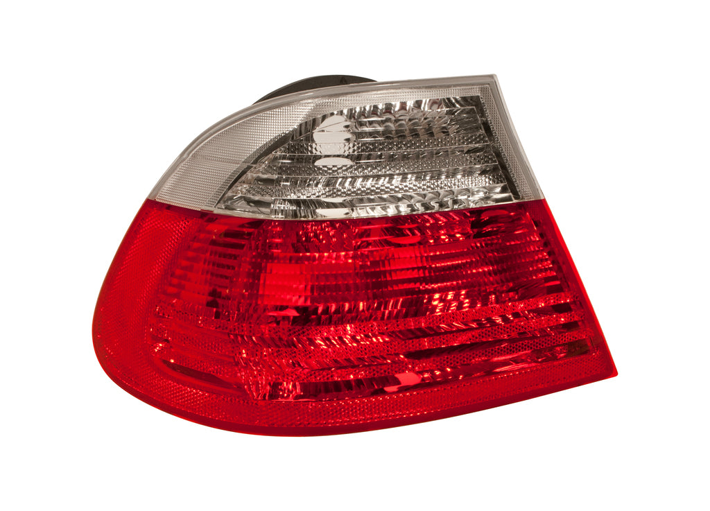 Fanale Posteriore Sinistro-Esterno-Senza Portalampada-Bianco-Rosso Mod. Coupe' Per Bmw 3 Series - E46 (BM0184174)