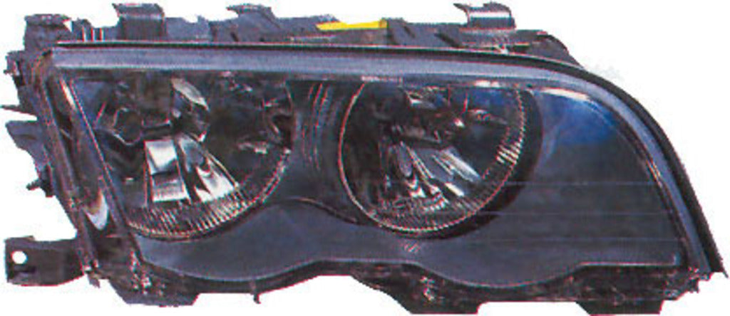 Proiettore Destro H7+h7-Elettrico-Con Motore-Nero Per Bmw 3 Series - E46 (BM0184905)