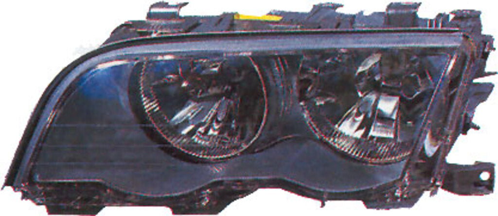 Proiettore Sinistro H7+h7-Elettrico-Con Motore-Nero Per Bmw 3 Series - E46 (BM0184906)