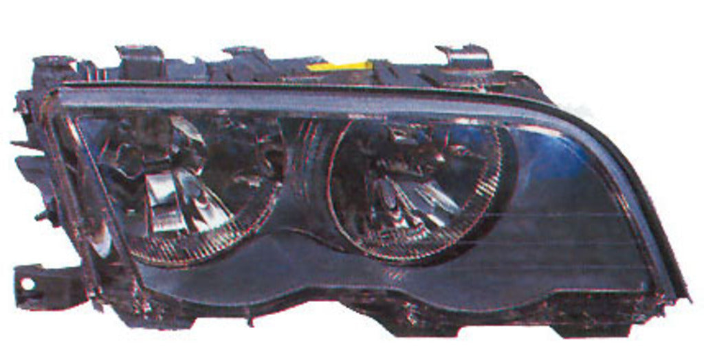 Proiettore Destro H7+h7-Elettrico-Con Motore-Nero Mod. 2 Porte Per Bmw 3 Series - E46 (BM0184913)