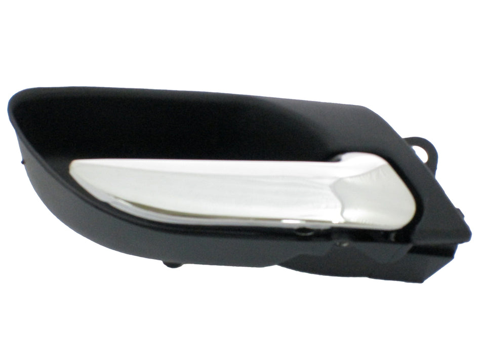 Maniglia Anteriore Destra-Interna-Con Leva Cromata-Con Mostrina Nera Per Bmw 3 Series - E46 (BM0188401)