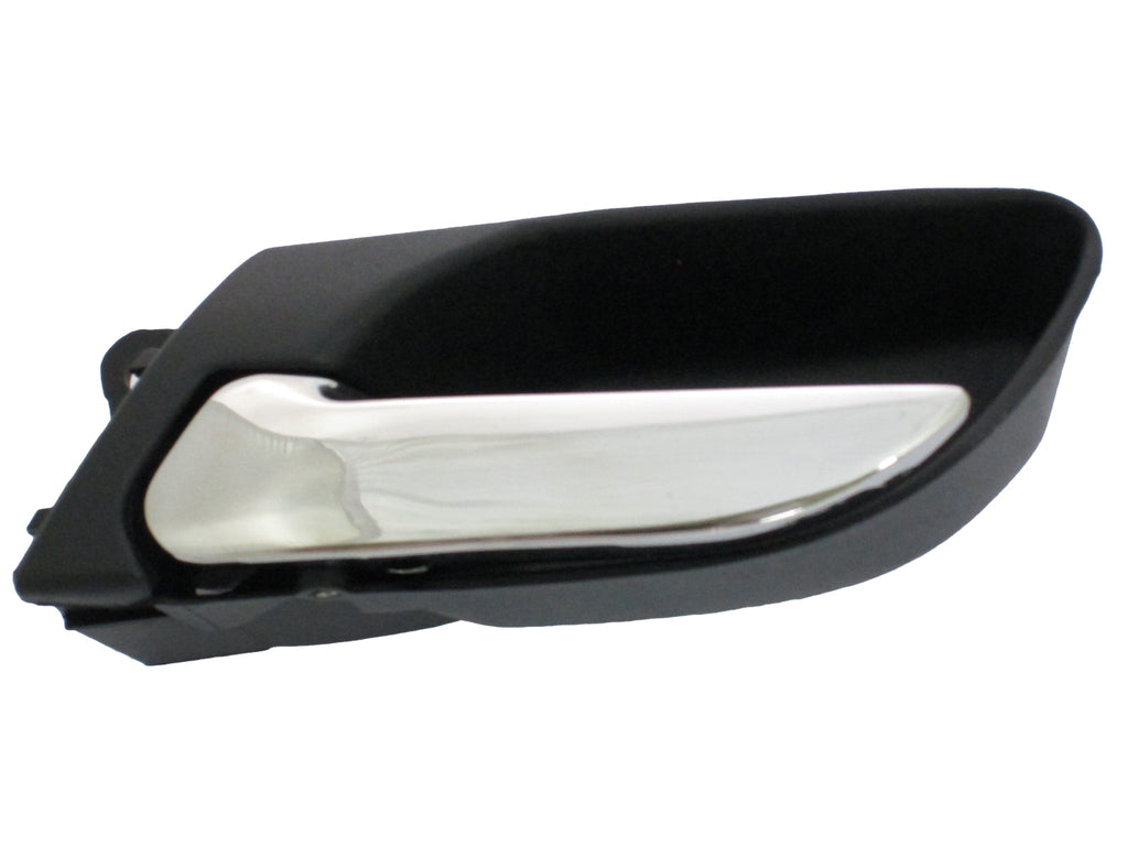 Maniglia Posteriore Sinistra-Interna-Con Leva Cromata-Con Mostrina Nera Per Bmw 3 Series - E46 (BM0188502)