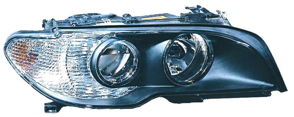 Proiettore Destro H7+h7-Elettrico-Nero-Fanale Bianco Per Bmw 3 Series - E46 Coupe' (BM0224903)