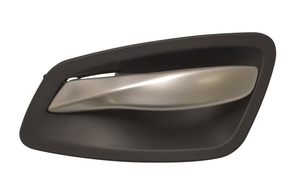 Maniglia Anteriore Destra-Interna-Con Leva Cromata-Satinata-Con Mostrina Nera Per Bmw 3 Series - E90/e91 (BM0248401)