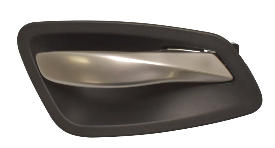 Maniglia Anteriore Sinistra-Interna-Con Leva Cromata-Satinata-Con Mostrina Nera Per Bmw 3 Series - E90/e91 (BM0248402)
