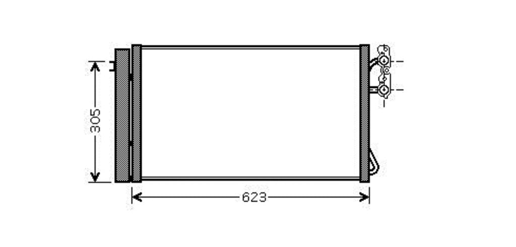Condensatore Per Bmw 3 Series - E90/e91 (BM024C002)