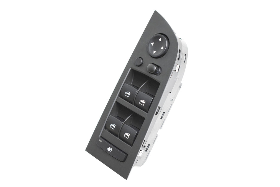 Pulsantiera Alzacristallo Porta Anteriore Sinistra-Nera-4 Interruttori-Con Funzione Chiusura Retrovisori-Con Copertura-18 Pins Per Bmw 3 Series - E90/e91 (BM024WS16)