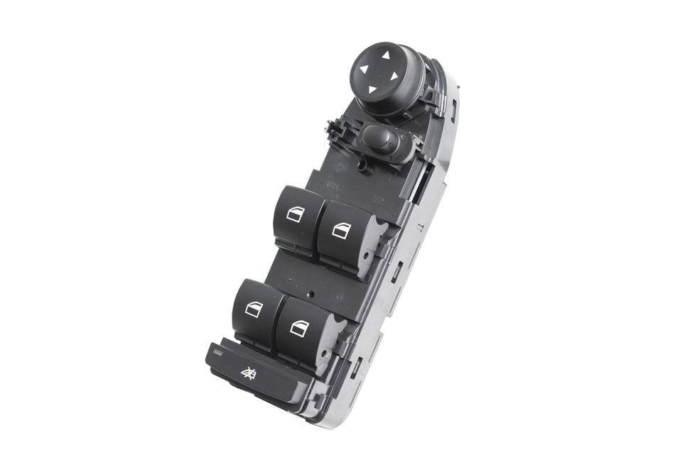 Pulsantiera Alzacristallo Porta Anteriore Sinistra-Nera-4 Interruttori-Senza Funzione Chiusura Retrovisori-18pins Per Bmw 3 Series - E90/e91 (BM024WS44)