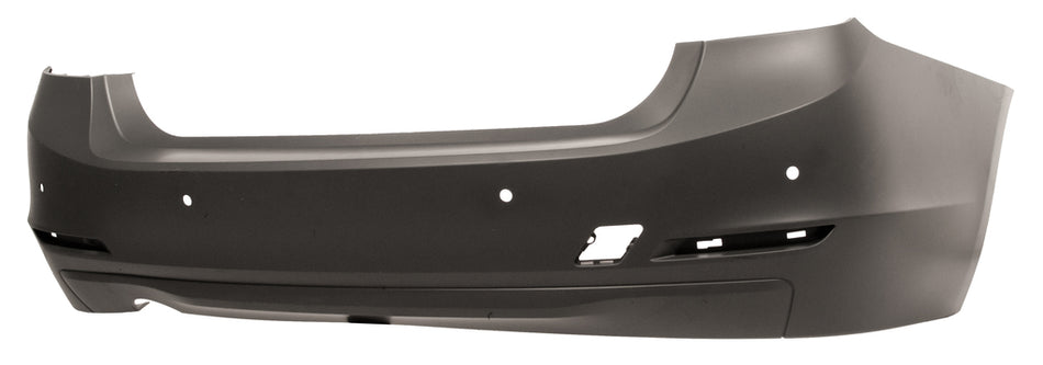 Paraurti Posteriore-Con Primer-Con Fori Pdc+supporti-Con Scarico Singolo A Sinistra Mod. 4 Porte Per Bmw 3 Series - F30/f31 (BM0281061)
