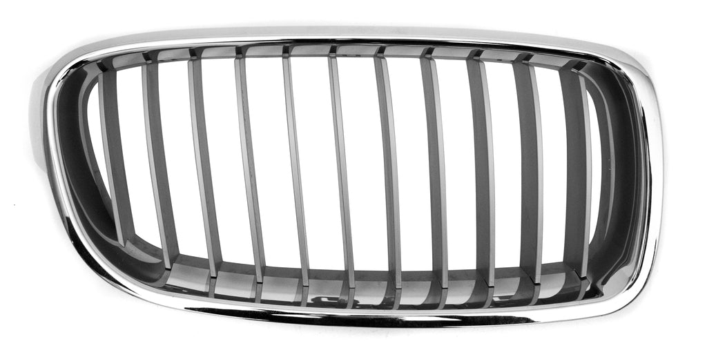 Griglia Radiatore Destra-Verniciata-Argento-Con Modanatura Cromata Mod. Modern Line Per Bmw 3 Series - F30/f31 (BM0282033)
