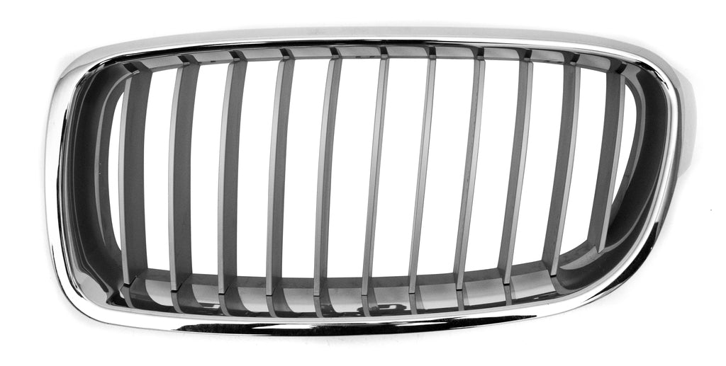 Griglia Radiatore Sinistra-Verniciata-Argento-Con Modanatura Cromata Mod. Modern Line Per Bmw 3 Series - F30/f31 (BM0282034)