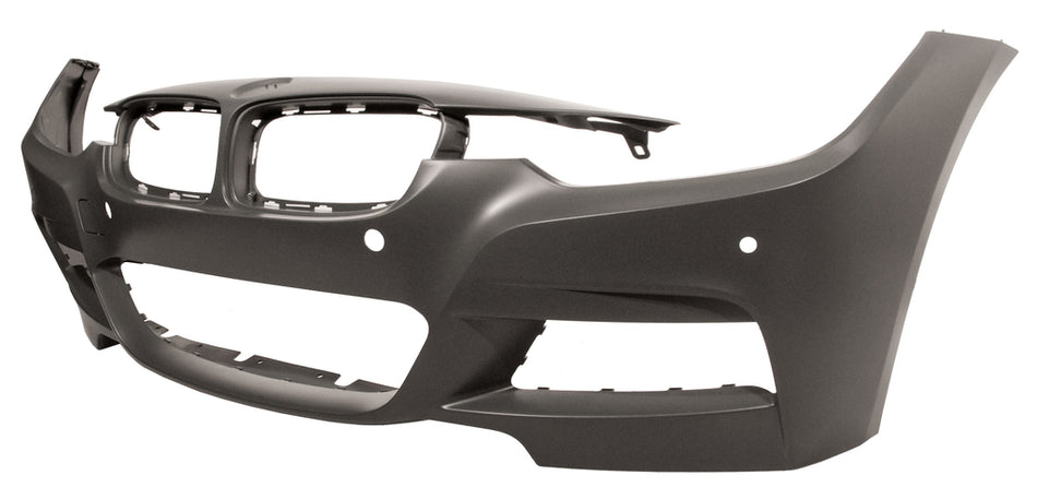 Paraurti Anteriore-Con Primer-Con Tappo Copri Gancio-Con Fori Pdc+supporti-Con Tracce Park Assist.lavafari E Telecamera Laterale Mod. M-Tech Per Bmw 3 Series - F30/f31 M-Tech (BM0291021)