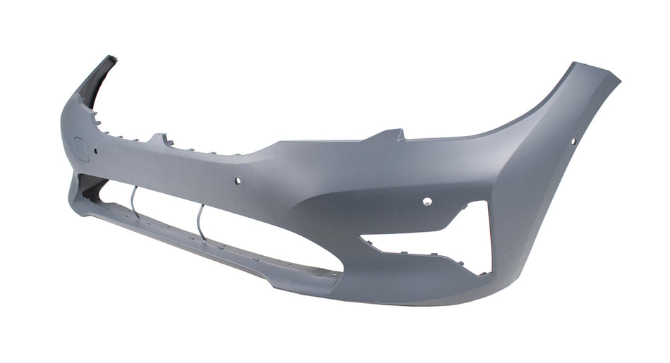 Paraurti Anteriore-Con Primer-Con Tappo Copri Gancio-Con Fori Pdc-Con Fori Park Assist+supporti Per Bmw 3 Series - G20/g21 (BM0341021)