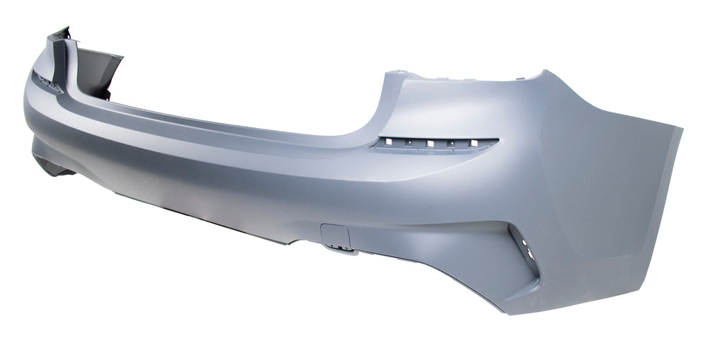 Paraurti Posteriore-Con Primer-Con Tappo Copri Gancio-Con Tracce Pdc E Park Assist Mod. 4 Porte Per Bmw 3 Series - G20/g21 M-Sport (BM0351051)