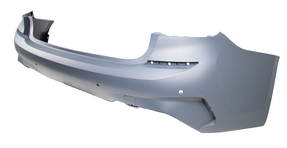 Paraurti Posteriore-Con Primer-Con Tappo Copri Gancio-Con Fori Pdc+supporti E Tracce Park Assist Mod. 4 Porte Per Bmw 3 Series - G20/g21 M-Sport (BM0351061)