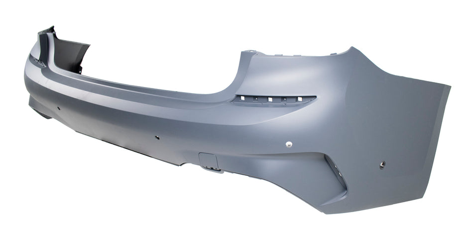Paraurti Posteriore-Con Primer-Con Tappo Copri Gancio Traino-Con Fori Pdc E Fori Park Assist+supporti Mod. 4 Porte Per Bmw 3 Series - G20/g21 M-Sport (BM0351071)