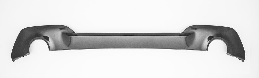 Spoiler Paraurti Posteriore-Grigio Scuro-Lucido-Con Scarico Doppio Tondo Per Bmw 3 Series - G20/g21 M-Sport (BM0351851)