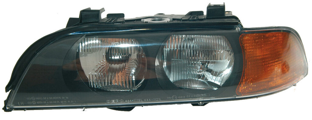 Proiettore Sinistro H7+hb3-Elettrico-Con Motore-Con Fanale Arancio Per Bmw 5 Series - E39 (BM0444904)