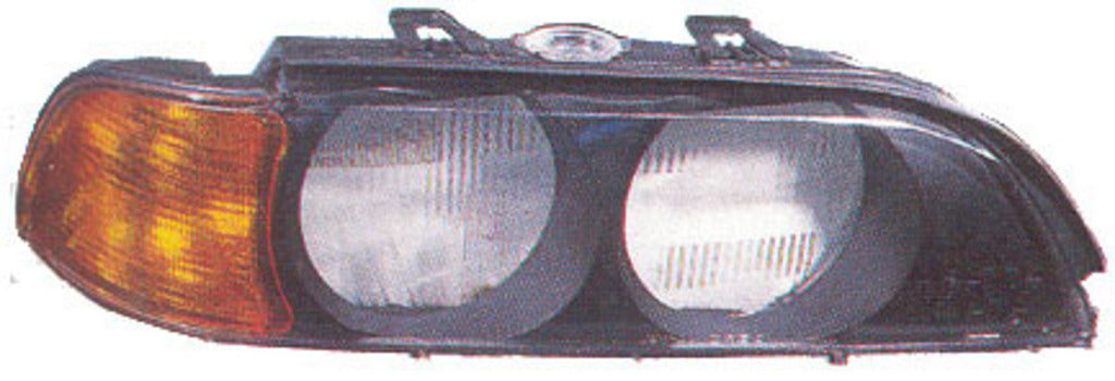 Vetro Faro Destro-Con Fanale Arancio Per Bmw 5 Series - E39 (BM0445003)