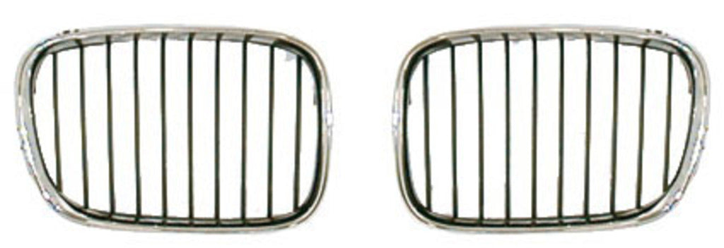 Griglia Radiatore Destra-Cromata-Cromata-Nera Per Bmw 5 Series - E39 (BM0452013)