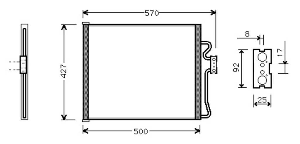 Condensatore Per Bmw 5 Series - E39 (BM045C001)