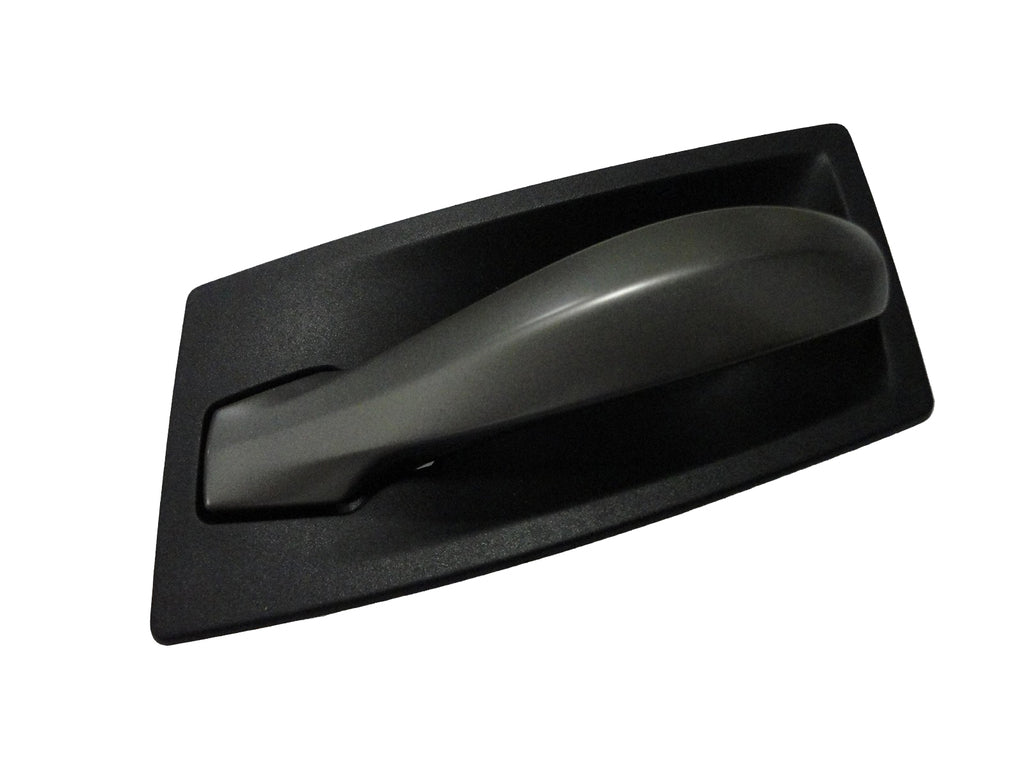 Maniglia Anteriore/posteriore Sinistra-Interna-Con Leva Argento Scuro-Con Mostrina Nera Per Bmw 5 Series - E60/e61 (BM0468402)