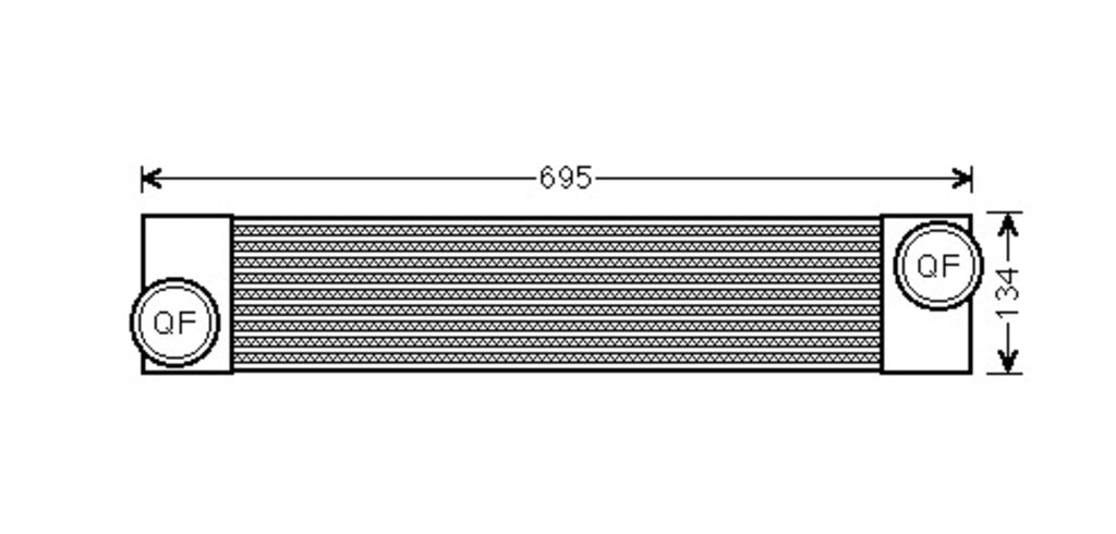 Intercooler Per Bmw 5 Series - E60/e61 (BM046N002)
