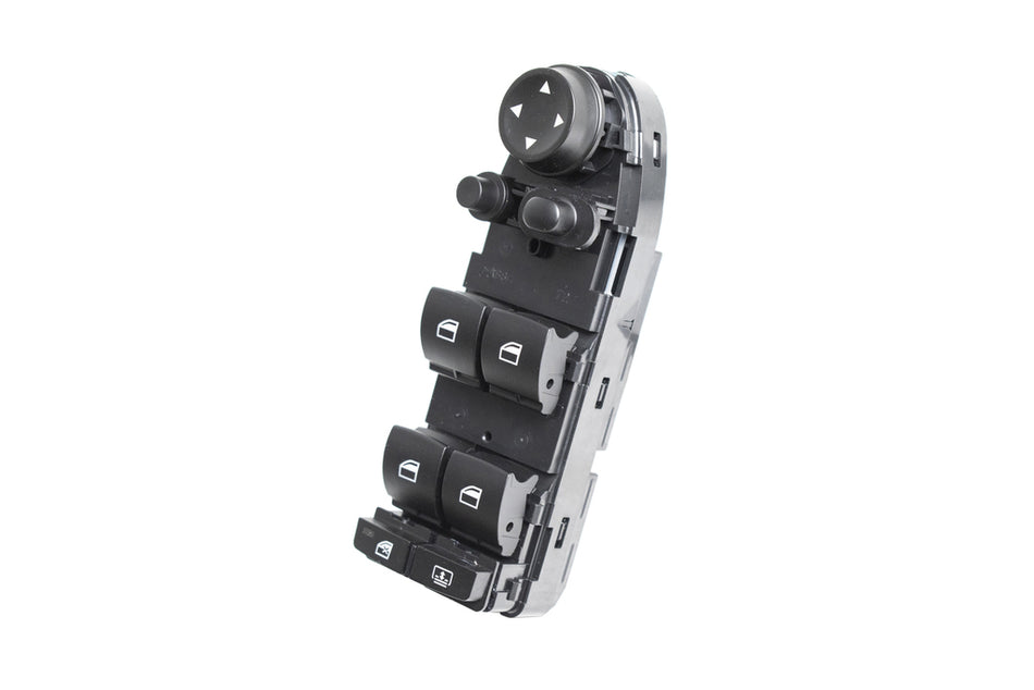 Pulsantiera Alzacristallo Porta Anteriore Sinistra-Nera-4 Interruttori-Con Funzione Chiusura Retrovisori-4 Pins Per Bmw 5 Series - E60/e61 (BM046WS04)