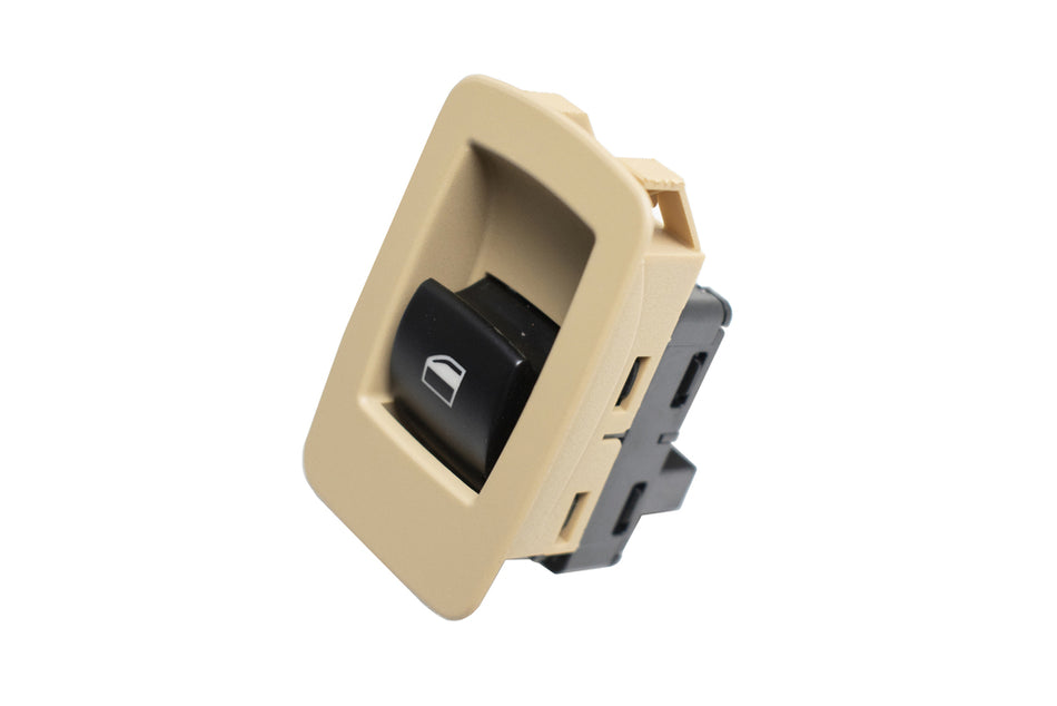 Interruttore Alzacristallo Porta Anteriore Destra/porta Posteriore Destra-Sinistra-Beige-4 Pins Per Bmw 5 Series - E60/e61 (BM046WS05)