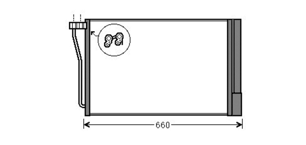 Condensatore Per Bmw 5 Series - F10/f11 (BM048C003)