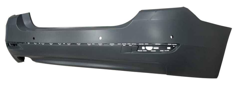 Paraurti Posteriore-Con Primer-Con Tappo Copri Gancio Traino-Con Fori Modanatura-Con Fori Pdc+supporti-Con Scarico Doppio A Sinistra Mod. 4 Porte/modern Line Per Bmw 5 Series - F10/f11 Lci (BM0501071)