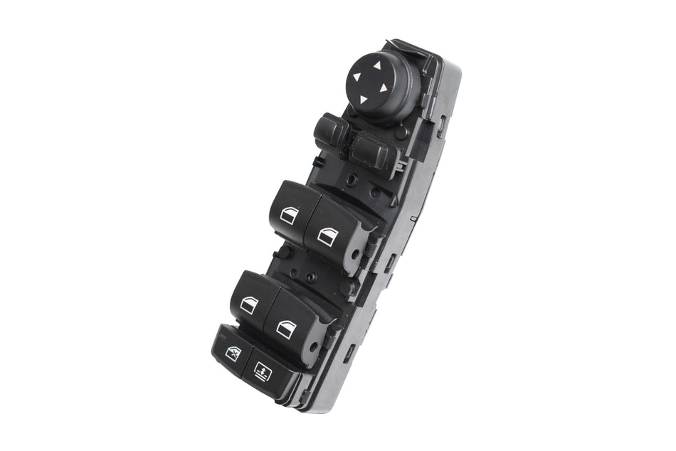 Pulsantiera Alzacristallo Porta Anteriore Sinistra-Nera-4 Interruttori-6 Pins Per Bmw 5 Series - F10/f11 Lci (BM050WS04)