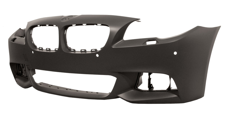 Paraurti Anteriore-Con Primer-Con Fori Pdc-Con Fori Lavafari+supporti-Con Tappo Copri Gancio-Con Tracce Telecamera Laterale Per Bmw 5 Series - F10/f11 Lci - M-Tech (BM0511031)
