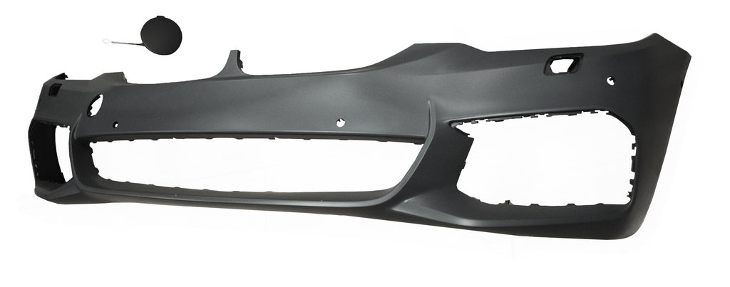 Paraurti Anteriore-Con Primer-Con Tappo Copri Gancio-Con Fori Pdc+supporti-Con Lavafari-Con Tracce Park Assist Mod. M-Tech Per Bmw 5 Series - G30/g31/f90 M-Tech (BM0531041)