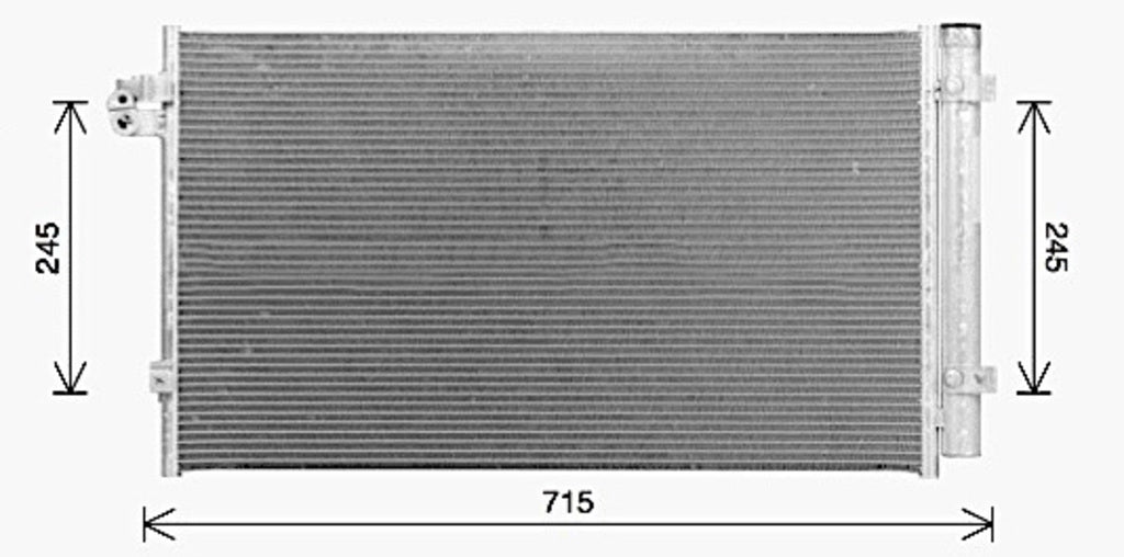 Condensatore Per Bmw 5 Series - G30/g31/f90 M-Tech (BM053C001)