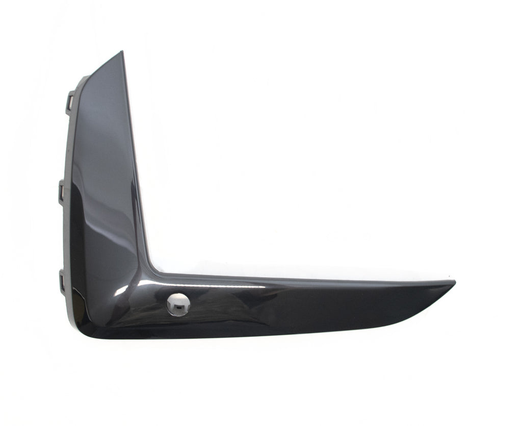 Modanatura Sinistra Paraurti Anteriore-Nera-Lucida-Con Foro Pdc+supporto Per Bmw 5 Series - G30/31 Lci M-Tech (BM0551234)