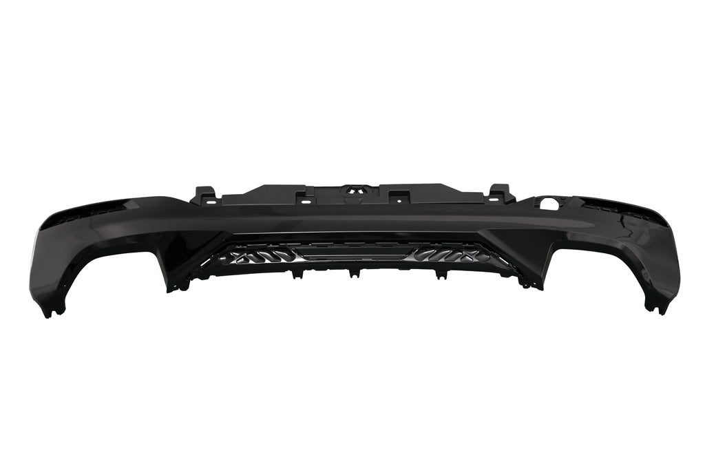 Spoiler Paraurti Posteriore-Nero-Lucido-Con Tappo Copri Gancio Traino Mod. 520/540 M Performance Per Bmw 5 Series - G30/31 Lci M-Tech (BM0551881)