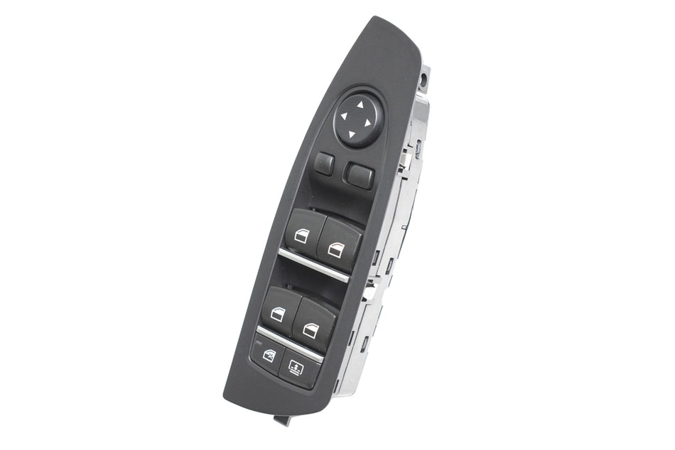 Pulsantiera Alzacristallo Porta Anteriore Sinistra-Nera-4 Interruttori-6 Pins Per Bmw 7 Series - F01/f02 (BM101WS04)
