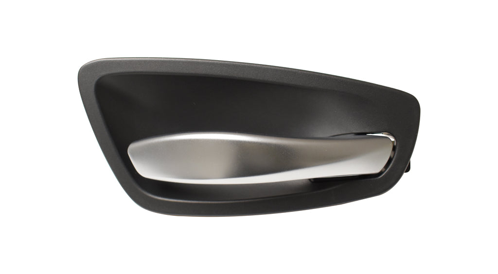Maniglia Anteriore/posteriore Destra-Interna-Con Leva Cromata-Satinata-Con Mostrina Nera Per Bmw 1 Series - E87/e81 (BM1208401)