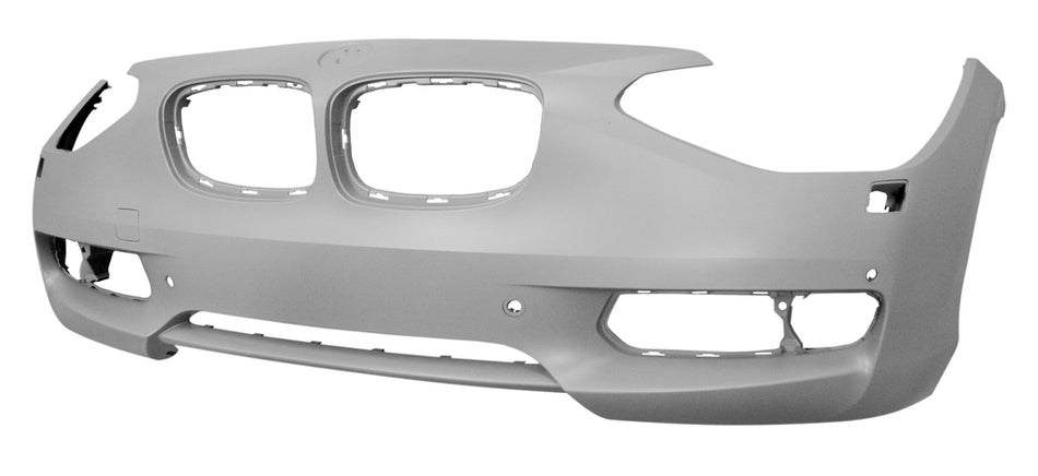 Paraurti Anteriore-Con Primer-Con Fori Pdc+supporti-Con Lavafari-Con Tappo Copri Gancio-Con Tracce Park Assist-Con Staffe E Supporti Fendi Per Bmw 1 Series - F20/f21 (BM1231021)