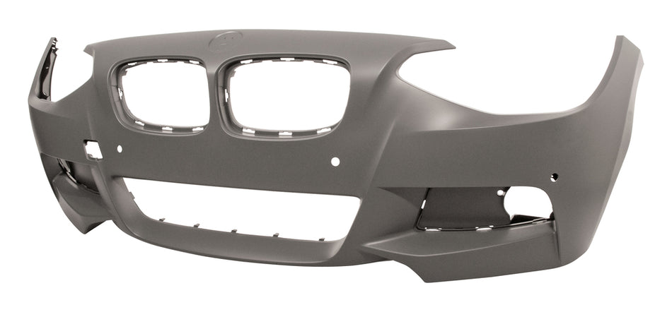 Paraurti Anteriore-Con Primer-Con Fori Pdc+supporti-Con Tracce Lavafari E Park Assist Per Bmw 1 Series - F20/f21 M-Tech (BM1241011)