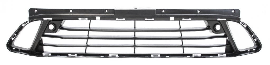 Griglia Paraurti Anteriore-Centrale-Nera-Aperta Ai Lati-Con Fori Pdc+supporti Per Bmw 2 Series - F45 / F46- Active/gran Tourer (BM2002140)