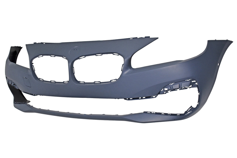 Paraurti Anteriore-Con Primer-Con Tappo Coprigancio-Con Fori Park Assist Per Bmw 2 Series - F45 / F46- Active/gran Tourer Lci (BM2021011)