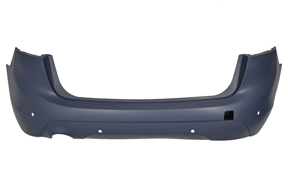Paraurti Posteriore-Con Primer-Con Fori Pdc+supporti-Con Scarico Singolo A Sinistra Mod. Active Tourer Per Bmw 2 Series - F45 / F46- Active/gran Tourer Lci (BM2021061)