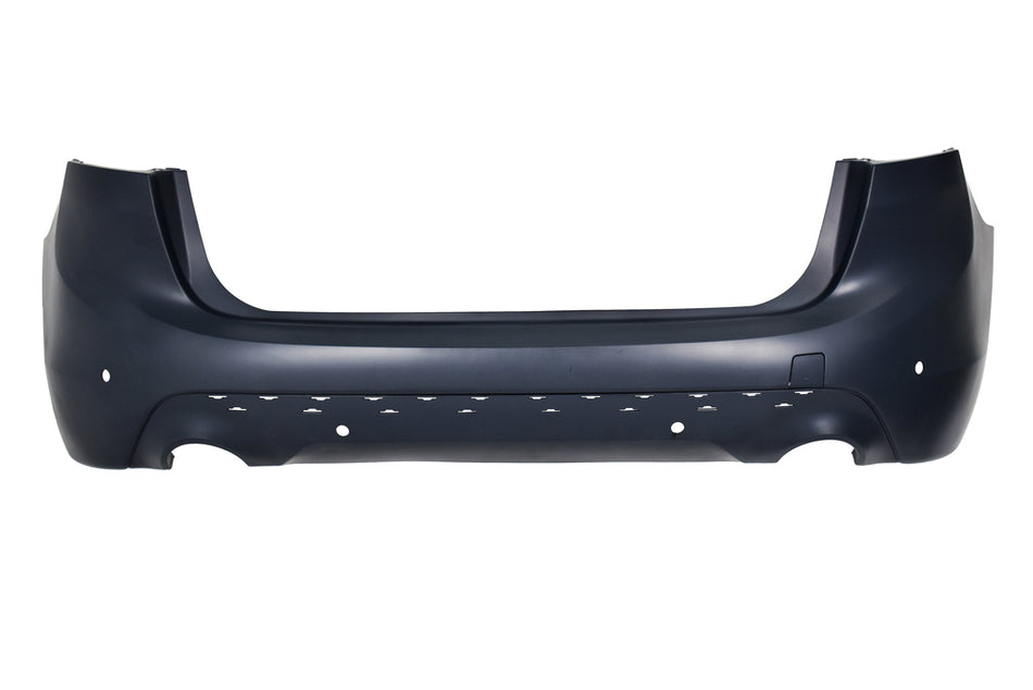 Paraurti Posteriore-Con Primer-Con Fori Pdc+supporti-Con Scarico Singolo A Destra E Sinistra Mod. Active Tourer Luxury/sportline Per Bmw 2 Series - F45 / F46- Active/gran Tourer Lci (BM2021071)
