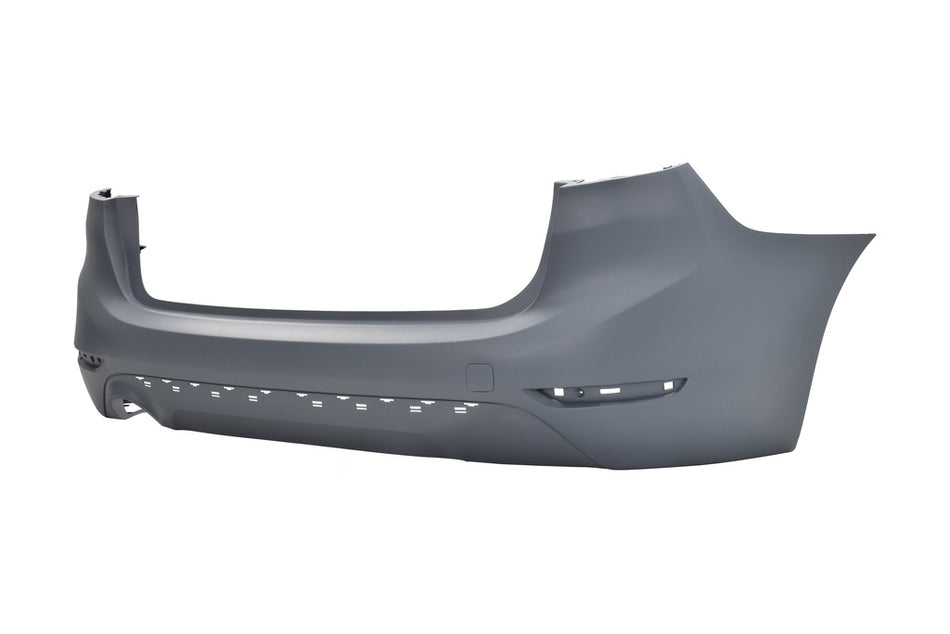 Paraurti Posteriore-Con Primer-Con Fori Modanatura-Con Tracce Pdc-Con Scarico Singolo A Sinistra Mod. Grandtourer Sportline/luxuryline Per Bmw 2 Series - F45 / F46- Active/gran Tourer Lci (BM2021072)