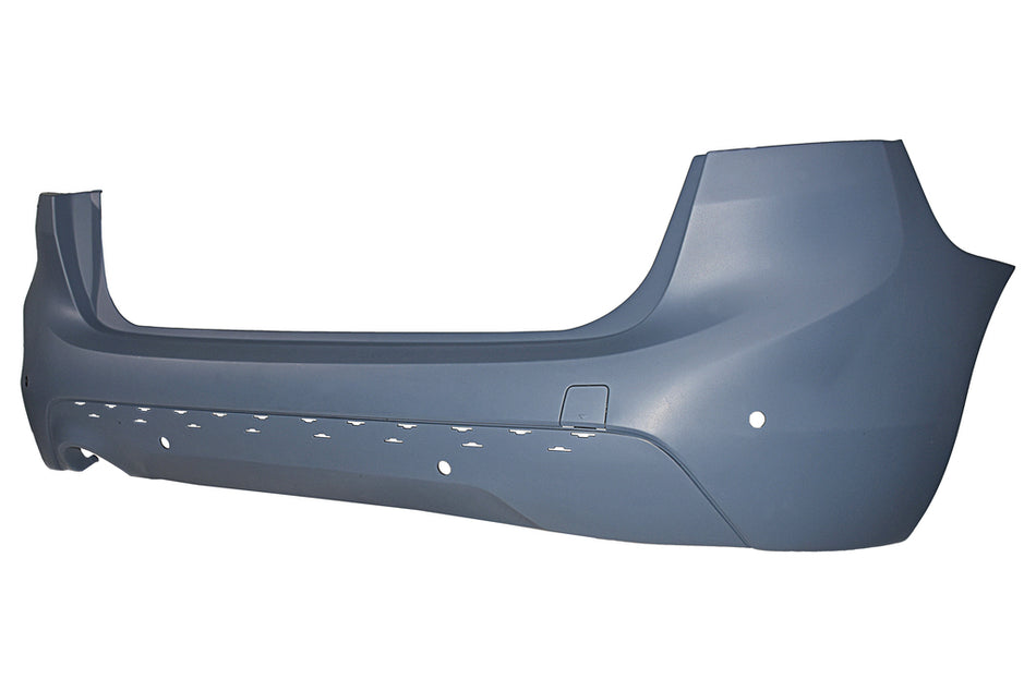 Paraurti Posteriore-Con Primer-Con Fori Pdc+supporti-Con Scarico Singolo A Destra E Sinistra Mod. Active Tourer Luxury/sportline Per Bmw 2 Series - F45 / F46- Active/gran Tourer Lci (BM2021081)