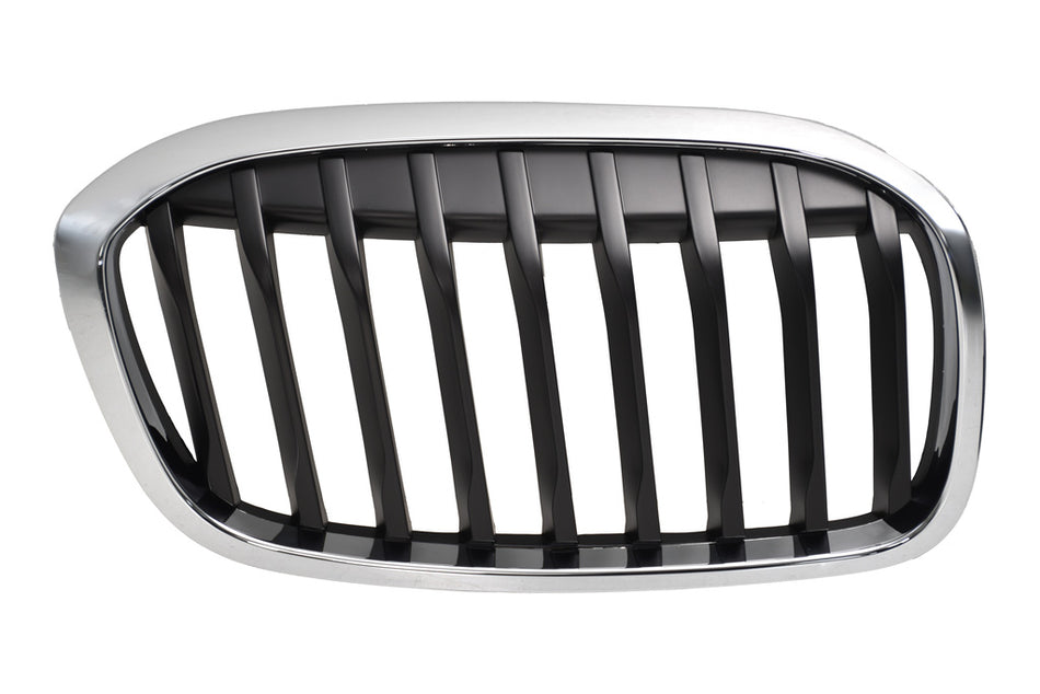 Griglia Radiatore Destra-Nera-Con Cornice Cromata Per Bmw 2 Series - F45 / F46- Active/gran Tourer Lci (BM2022003)